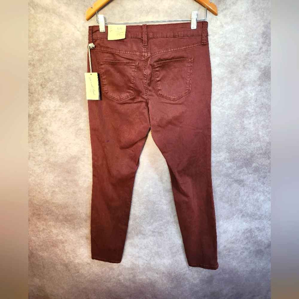 Universal Thread Light Brown Straight Cropped Jea… - image 1